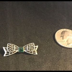 Sterling Ribbon Pin